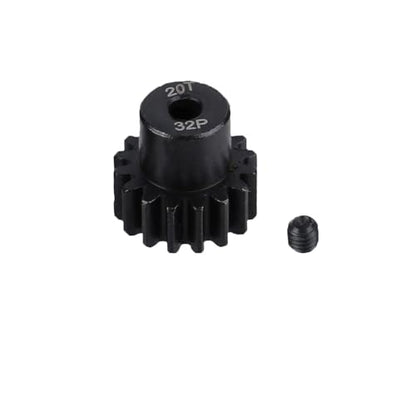 5-Pack Steel Metal 32P 5mm Pinion Motor Gear Sets 12T 14T 16T 18T 20T Compatible with HPI Kyosho Losi Axial Tamiya 1/8 1/10 RC Car Monster Truck Buggy - style: 12T 14T 16T 28T 20T