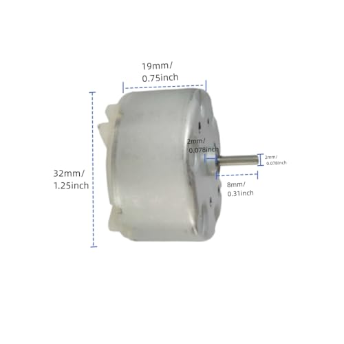 DC3.0V-12.0V Electric Micro Motor 6V-3700RPM Toy Science Project 500TB-14415 Small dc Motor- 2PCS