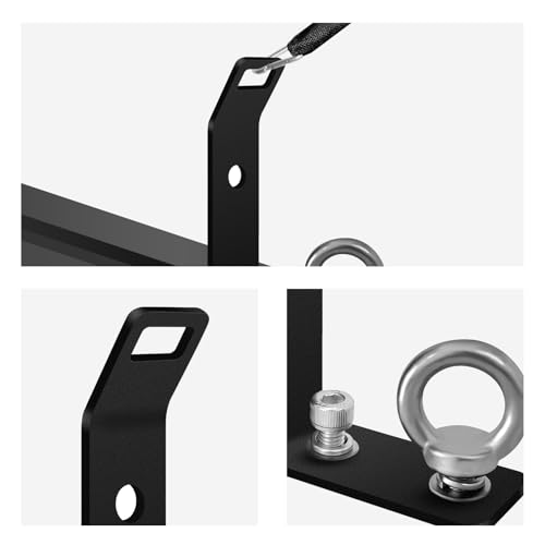 Load Stops Replacement T-Slot Truck Cross Bar,304 Stainless Steel Covered with Black Coating Roof Rack Cross Bar Accessories for Ladder Firewood Skis Snowboard Kayak Skateboard Surfboard 4Pack
