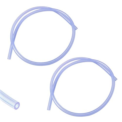 Nitro RC Fuel Line for Fuel Tube Pipe for Nitro RC Engine Models 2 Pack | Blue 2' Silicone Fuel Resistant Fuel Tube Pipe for RC Fuel Line Replacement Accessory for RC Trucks,Buggies & Hobby Models