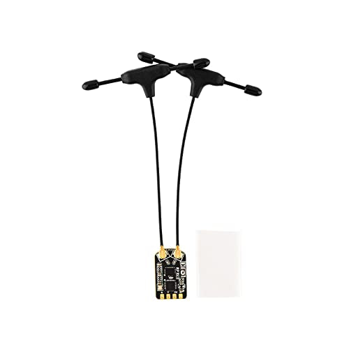 RadioMaster RP3 ELRS FPV Receiver - 2.4ghz ExpressLRS Nano Receiver Drone RX Module with 65mm UFL T Antenna for FPV Drone Tiny Whoop Fixed-wing RC Plane by Speedybee