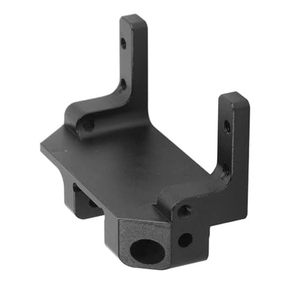 SUNGOOYUE Servo on Axle Mount, Aluminum Alloy Portal Axle 4-Link Suspension 1/10 RC Crawler Car Upgrade Parts for SCX10 III AR45P Third Generation (Black) - color: Black