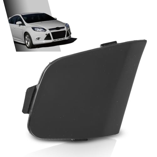 LQI Front Bumper Tow Hook Eye Cap Cover Fit Ford Focus MK3 2012-2014 | BM5117A989 Black - size: Front | Fit Ford Focus MK3 2012-2014