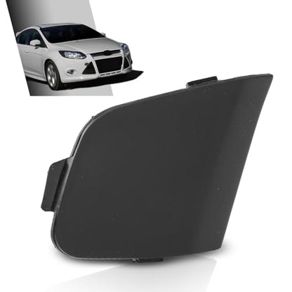 LQI Front Bumper Tow Hook Eye Cap Cover Fit Ford Focus MK3 2012-2014 | BM5117A989 Black - size: Front | Fit Ford Focus MK3 2012-2014