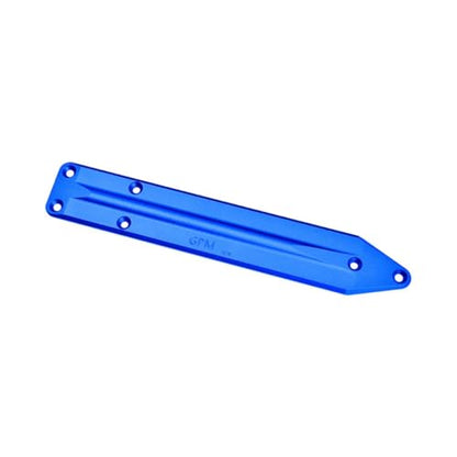 GPM 7075 Alloy Rear Chassis Skid Plate Brace for 1/8 Kraton 6S Exb 4X4 RTR Brushless Speed Truck-Ara8708V6 (Blue) - color: Blue