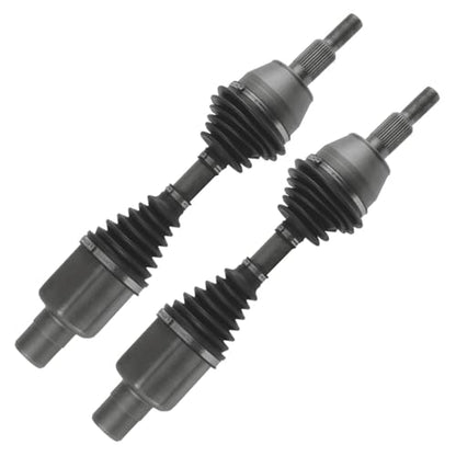 Detroit Axle - 4WD Front CV Axles for 2008-2010 Dodge Dakota 2006-2009 | Mitsubishi Raider, Replacement CV Axle Shafts Assembly - size: D-0249x2/Pair