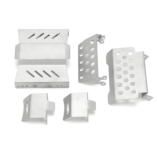 SUNGOOYUE RC Crawler Chassis Guard Board, High Performance RC Stainless Steel Armor Plate Suitable for 1/10 GEN8 Climbing Car