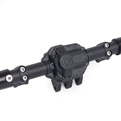 Rc Crawler 1/10 Nylon AR44 Straight Front and Rear axles with Metal Front Reverse Bevel Gear for 1/10 RC Tracked SCX10 II 90046 47 R-G-T 86100