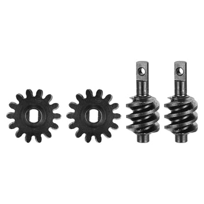 MECCANIXITY 2 Set Hardened Steel Axle Differentials Gear, 14T/18T Steel Gear Upgrade Parts for RC Vehicles Truck Drift Car Part, Black - style: 14T/18T