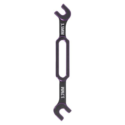 4 Pcs RC Wrench Set, RC Universal Repair Tool with 8 Sizes 3.0 3.2 3.5 3.7 4.0 5.0 5.5 6.0 mm, Turnbuckle Nut Ball Joint Remover for RC Crawler Car Boat Drone (Purple) - color: Purple