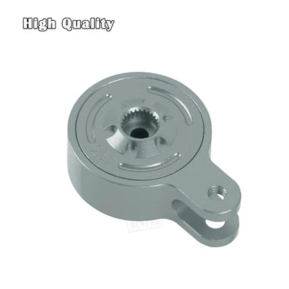 RC Aluminum Fixed Link Steering Servo Saver Upgrades Part for 1/8 Typhon 3S BLX 1/10 Big Rock Granite Senton 3S BLX Kraton Outcast 4S BLX,Titanium - color: Titanium - (Upgrades Part)