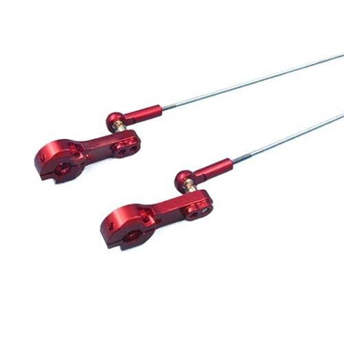 RC Boat 25T Metal Servo Arm Linkage Assembly M2 Ball Joint Rod End Set Adjustable Pushrod 110mm to 250mm CNC Aluminum Steering Link(200mm) - size: 200mm