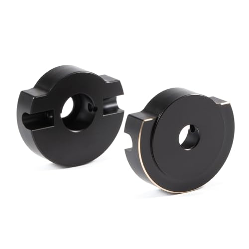 Brass Steering Knuckle Weights for Vanquish H10 Optic Sparco Yokohama RTR 1/10 RC Crawler Straight Axles Low Offset Upgrade (Rear Axle Tube Cap)