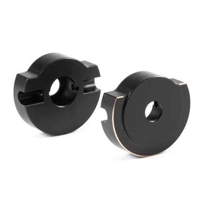 Brass Steering Knuckle Weights for Vanquish H10 Optic Sparco Yokohama RTR 1/10 RC Crawler Straight Axles Low Offset Upgrade (Rear Axle Tube Cap)