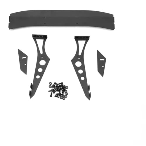 RC car Components Compatible with Tamiya for TT02 XV01 for HSP 1/10 RC Drift Car Upgrade Parts 1set Aluminum Alloy Tail Wing Rear Spoiler