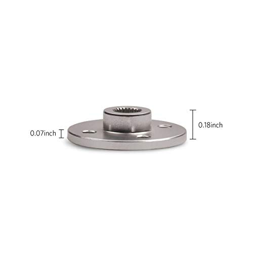 10Pcs Servo Horn Metal Aluminum 25T Silvery Servo Disc for Robot Mechanical Claw Rc Car Helicopter Mg945 Mg995 Mg996