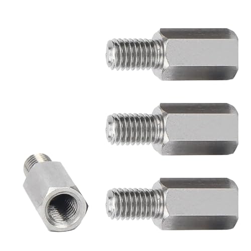 Kado M4x10mm Hex Stainless Steel Standoff Spacer Screw Set Nut Bolt 16pcs | Spacer Adapter Set for Desktop/Portable Monitor Mount, Motherboard Prototyping Accessories for PCB, Computer & Circuit Board - style: 16-Pack