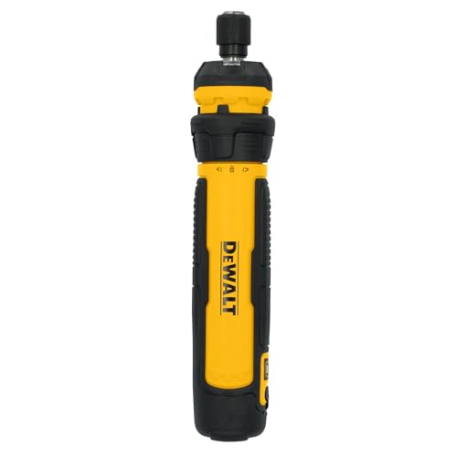 DEWALT Cordless Screwdriver, 4V USB Rechargeable Electric Screwdriver with 12 pcs Screwdriver Bit Set, LED Light, FLEXDRIVE Control, Compact, Ergonomic (DWHT66719)
