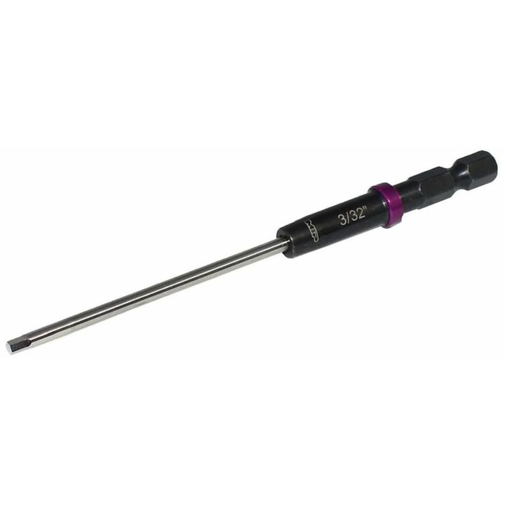 MIP 3/32" Standard RC 1/4" Hex Bit 9203S – Hex Head Allen Wrench Drill Tools and Tool Bits for Screwdrivers, Electric Screwguns, and Power Drills For RC Cars - Made in USA - size: 2.38mm - Hex