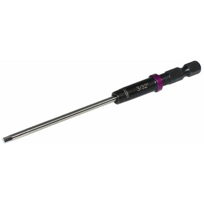 MIP 3/32" Standard RC 1/4" Hex Bit 9203S – Hex Head Allen Wrench Drill Tools and Tool Bits for Screwdrivers, Electric Screwguns, and Power Drills For RC Cars - Made in USA - size: 2.38mm - Hex