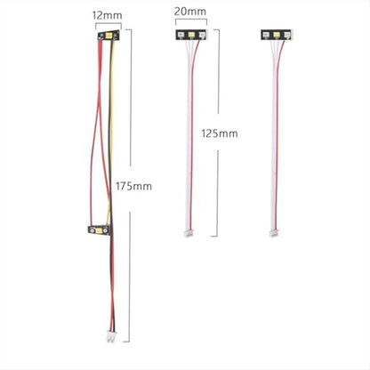 RC Front Rear Lamp Group Compatible with LDRC LD1802 1/18 RC Car Spare Parts Upgrade Accessories RC Car Front and Rear Light Lighting System RC Accessory