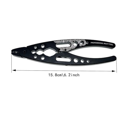 Aluminum Alloy RC Shock Absorber Pliers Rod Ball Clamp Multi-Function Tool for RC Model 1/8 1/10 Car Crawler Truck Off Road Buggy Touring Drift