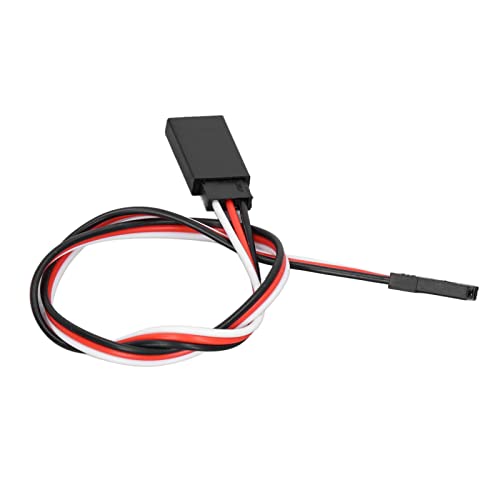 Servo Extension Cable 3 Pin Brass Core High Conductivity Flexible Durable Wire for RC Cars Drones Helicopters Aircraft 10PCS Set (300mm Male to Female) - size: 300mm male to female