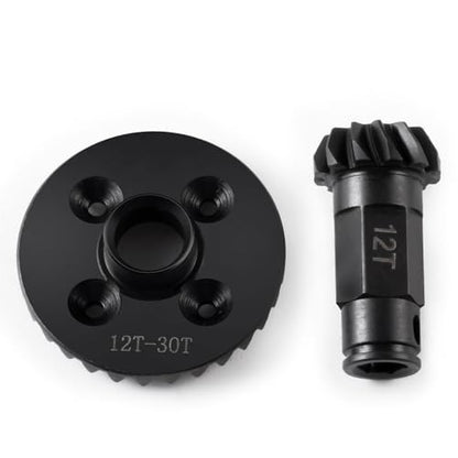 Steel Front and Rear Differential Gear Set for ARRMA 1/18 Granite GROM/Typhon GROM 1/14 Mini Mojave GROM 1/12 Losi NASCAR AWD RC Car Upgrade