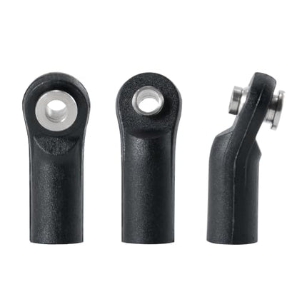 Plastic Link Rod End M4 Ball Joint Head, CW #C | Upgrades, For 1/10 Axial SCX10 TRX-4 D90, RC Car Truck Buggy Crawler - color: Cw #C