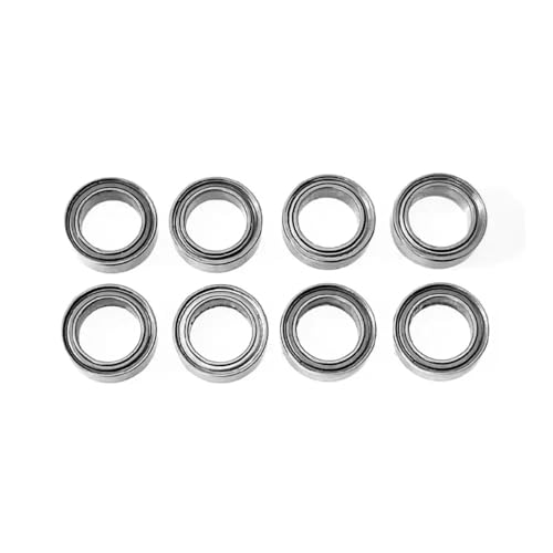8pcs R168Z Bearing RC Car Upgrade Parts, Front Steering Cup and Rear Hub Bearings, for Hyper Go H14BM H16BM H16GT H16DR H16PL MJX 1/16 1/14 Series SCY 16101 16102 16103 RC Car (20PCs) - color: 20pcs