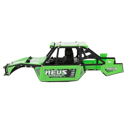 MEUS RACING Mantis24 Body with Roll Cage for Axial 1/24 SCX24 RC Crawler (Green) - color: Green