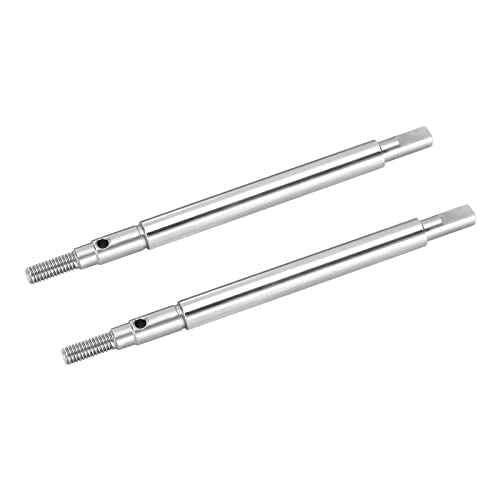 INJORA +2mm Extended Dogbone Axle Shaft for 1/18 TRX4M Axles Replacement（Rear） - size: Rear
