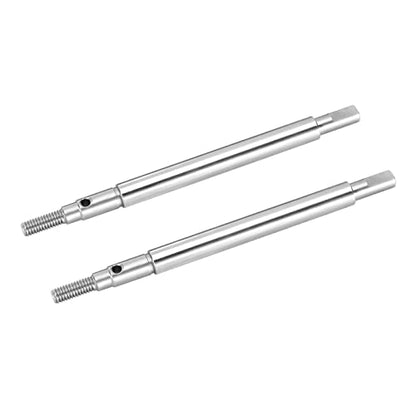 INJORA +2mm Extended Dogbone Axle Shaft for 1/18 TRX4M Axles Replacement（Rear） - size: Rear