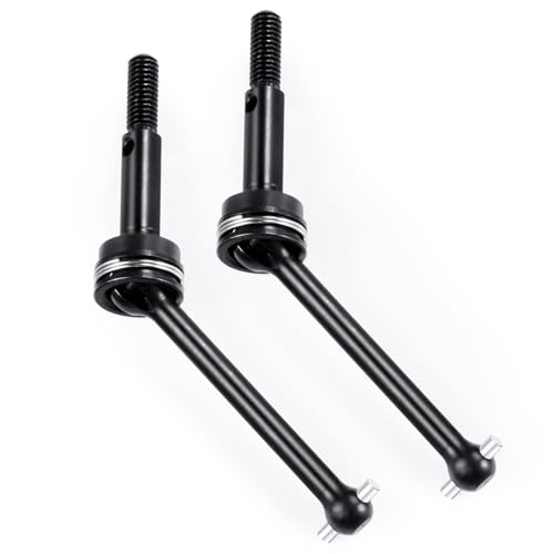 2PCS Steel Universal CVD Drive Shaft CVD Driveshaft Dogbone Joint TT02 Front Rear CVD Drive Shaft Compatible with Tamiya TT02 1/10 RC On Road Touring Car (TT02 Universal CVD Drive Shaft) - color: Tt02 Universal Cvd Drive Shaft