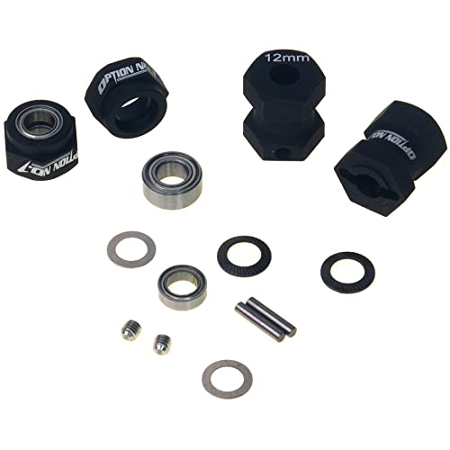 Aluminum 12mm Tire HEX Adapter Locking Hub for 1/10 Tamiya Grasshopper/Hornet/Frog/Wild One/Grasshopper 2 RC Car Parts
