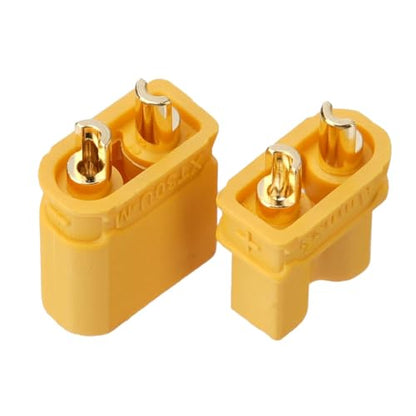 ELFCULB 10 Pairs Amass XT30U Connectors, XT30 Upgrade Male Female Connectors for Mini-UAV Robot (Black) - color: 10 Pairs XT30U