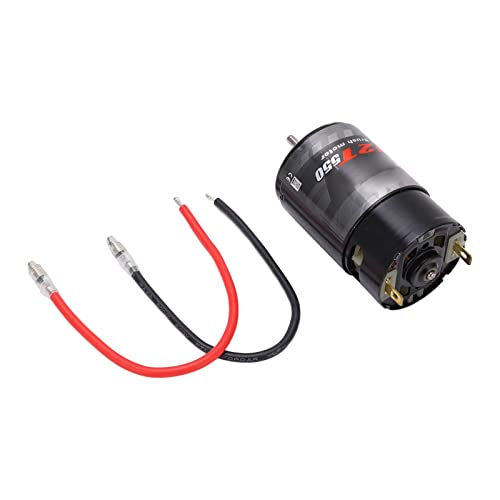 Alomejor 550 Brushed Motor with 320A ESC Set Car Copper Windings Strong Magnet, Bidirectional Bearings for RC Rock Crawler (12T) - size: 12T