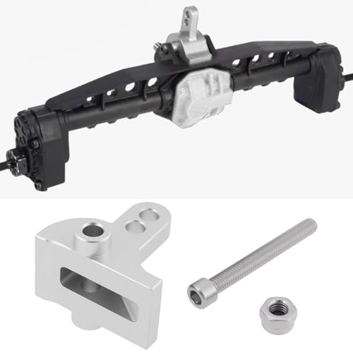 RC Car Rear Upper Link Riser Compatible with Axial SCX10 III AR45P 1/10 RC Crawler LCG Chassis DIY (Silver) - color: Silver