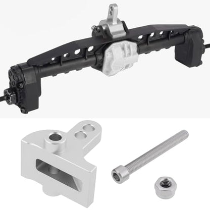 RC Car Rear Upper Link Riser Compatible with Axial SCX10 III AR45P 1/10 RC Crawler LCG Chassis DIY (Silver) - color: Silver