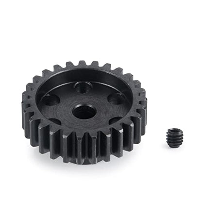 M1 Motor Steel Gear 27T for 1/10 1/8 1/7 RC Car Trucks Buggy | 5mm Shaft Pinion Gears Upgrade Parts - size: 27T