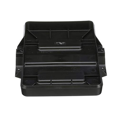 Attwood 9098-5 Heavy-Duty Adjustable Battery Tray, Adjustable to 9.5 Inches Tall, for 27 Series Batteries, Black Plastic - size: One Size