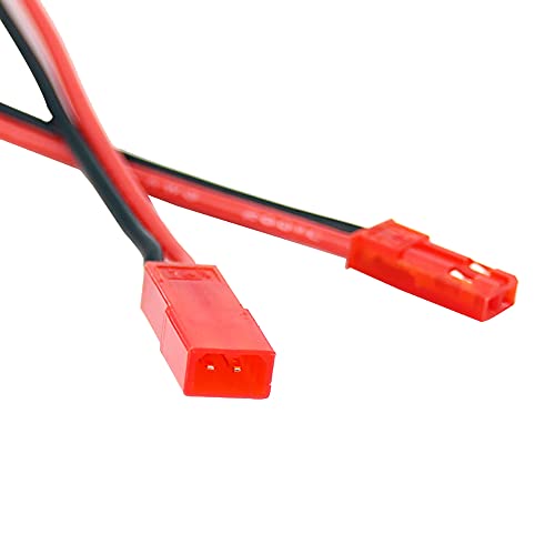 2pairs Compatible with Tamiya to JST Male Female Adapter with 10cm 4in 20awg Wire(B193-2)