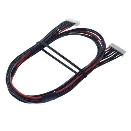 7S JST-XH Balance Extensions - 60cm 20awg (100 Strand) Wire - Flexible Silicone Insulation - 2.54mm / 0.1" Pin Spacing - style: 7S_60CM_JST-XH
