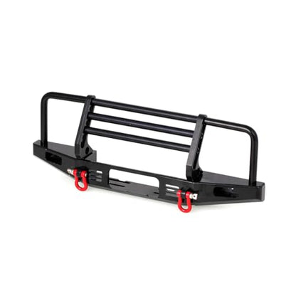 LCX Racing 1/10th RC Crawler Car Aluminum Bull Push Bar Front Bumper for Traxxas TRX4 Axial SCX10 II III PRO Gen7 Gen8 Gen9 D90 Wraith, Upgrades Parts Accessories