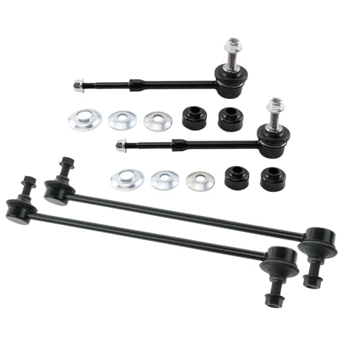 TRQ Front and Rear Sway Bar Link Set 4 Piece Compatible with 2013-2019 Ford Escape 2015-2019 Lincoln MKC - style: PSA29230