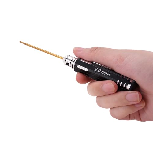INJORA 2.0mm+ Phillips Screwdriver 3.0mm Hex Nut Driver, RC Tool for SCX30