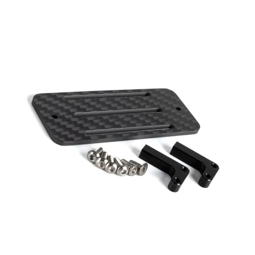 RC Car Accessories Battery Tray ESC Receiver Mount for 1/10 RC Crawler Cheater Rigs Fimonda for LCG for Chassis Lower Center of Gravity Rails