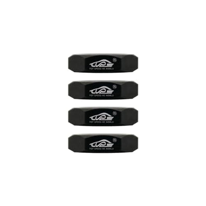 24MM Aluminium Wheel Nut Set (Black) | for 1/5 Scale Hpi ROVAN Km Baja 5b RC Car Parts - color: Black