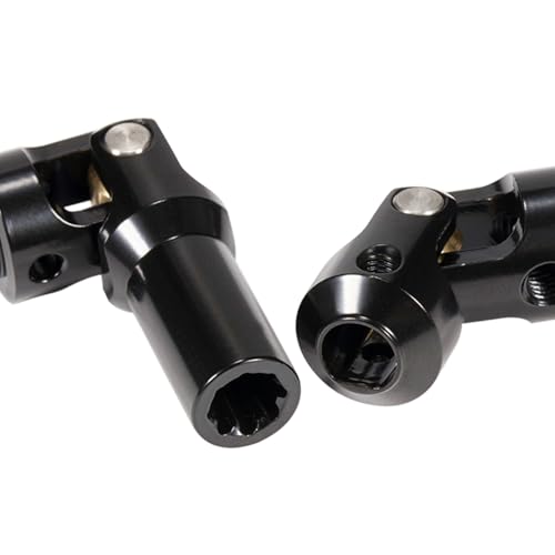 1/10 RC Crawler Stainless Steel Cut to Length Driveshaft 68-229mm Universal Drive Shaft for SCX10 III/Pro Capra TRX4 VS4-10 UTB18 LCG Chassis Cheater Rigs Upgrade Parts (Black,2) - color: Black