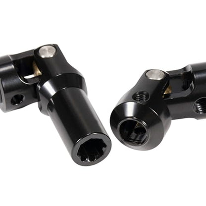 1/10 RC Crawler Stainless Steel Cut to Length Driveshaft 68-229mm Universal Drive Shaft for SCX10 III/Pro Capra TRX4 VS4-10 UTB18 LCG Chassis Cheater Rigs Upgrade Parts (Black,2) - color: Black
